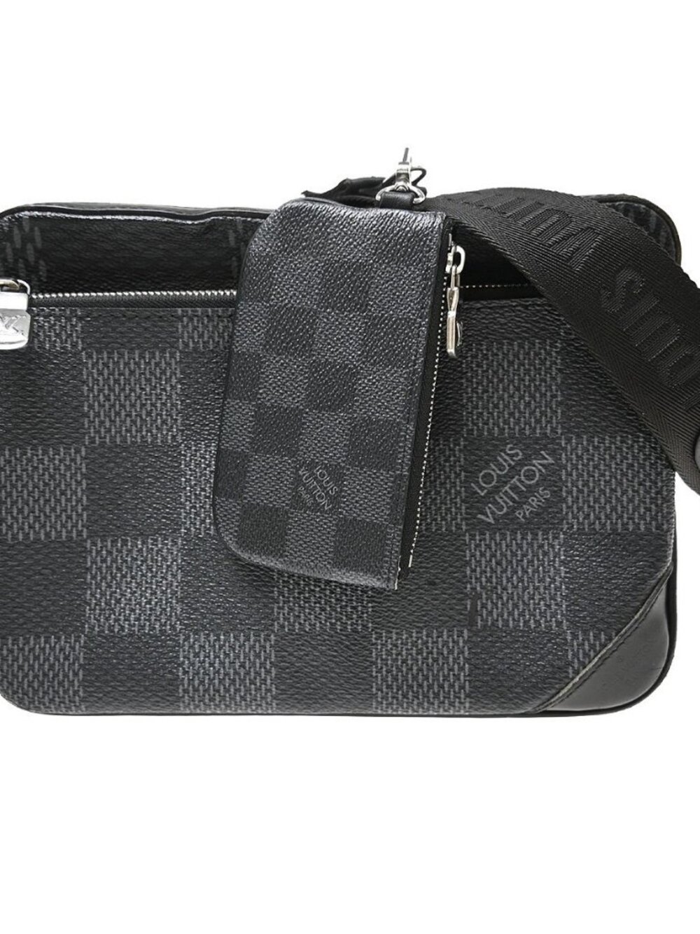 Louis Vuitton Damier Graphite Trio Messenger Shoulder Bag N50017 NQ11750